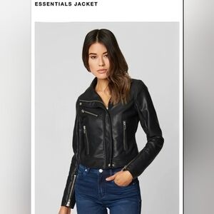 Blank NYC Essentials Women's Vegan Leather Moto Jacket Size XL NWT